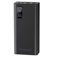 Повербанк TITANUM 728S 30000mAh 22.5W Black