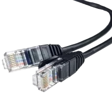 Патч-корд чорний 0.5м UTP CAT5e