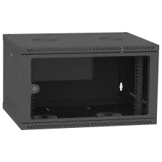 Шафа телекомунікаційна скло (RAL9005) IPCOM СН-4U-060х035-ДС-9005
