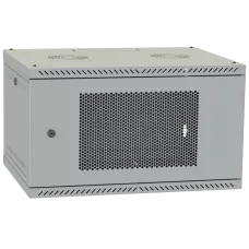 Шафа телекомунікаційна IPCOM 4U 600x600 двері перфорація (сіра)