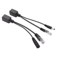 POE інжектор 802.3at (30Вт), Black, OEM Q50 пасивний (пара)