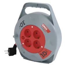 Подовжувач на котушці EMOS P19510 10м SCHUKO