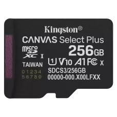 Карта пам'яті Kingston microSD 256GB C10 UHS-I A1 V10 R150MB/s