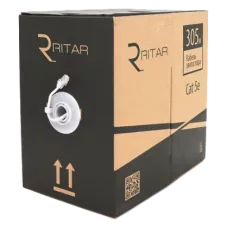 Кабель для внутрішнiх робіт КПВ UTP 4*2*0.5 ССА cat 5E 305 м