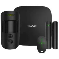 Комплект Ajax StarterKit Cam HDR (8EU) UA black охоронної сигналізації