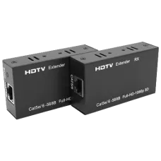 Одноканальний активний подовжувач HDMI по UTP кабелю з управлінням до 60м