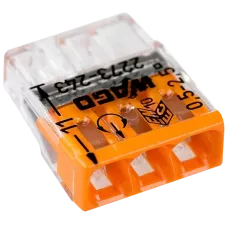 Клема WAGO COMPACT 2273-243 3х2,5 (з пастою)